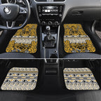 Aotearoa Iwi Ngāti Tama ki Te Waipounamu Trust Car Mats Maori Wharenui House Tribal Pattern
