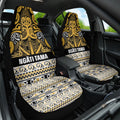 Aotearoa Iwi Ngāti Tama ki Te Waipounamu Trust Car Seat Cover Maori Wharenui House Tribal Pattern