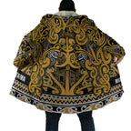 Aotearoa Iwi Ngāti Tama ki Te Waipounamu Trust Cloak Maori Wharenui House Tribal Pattern