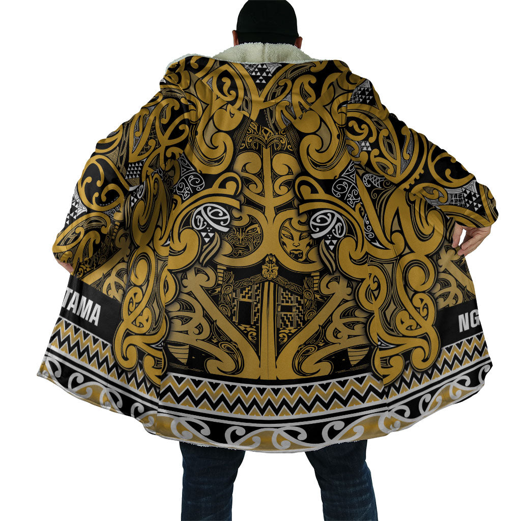 Aotearoa Iwi Ngāti Tama ki Te Waipounamu Trust Cloak Maori Wharenui House Tribal Pattern