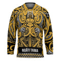 Aotearoa Iwi Ngāti Tama ki Te Waipounamu Trust Hockey Jersey Maori Wharenui House Tribal Pattern
