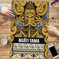 Aotearoa Iwi Ngāti Tama ki Te Waipounamu Trust Puzzle Maori Wharenui House Tribal Pattern