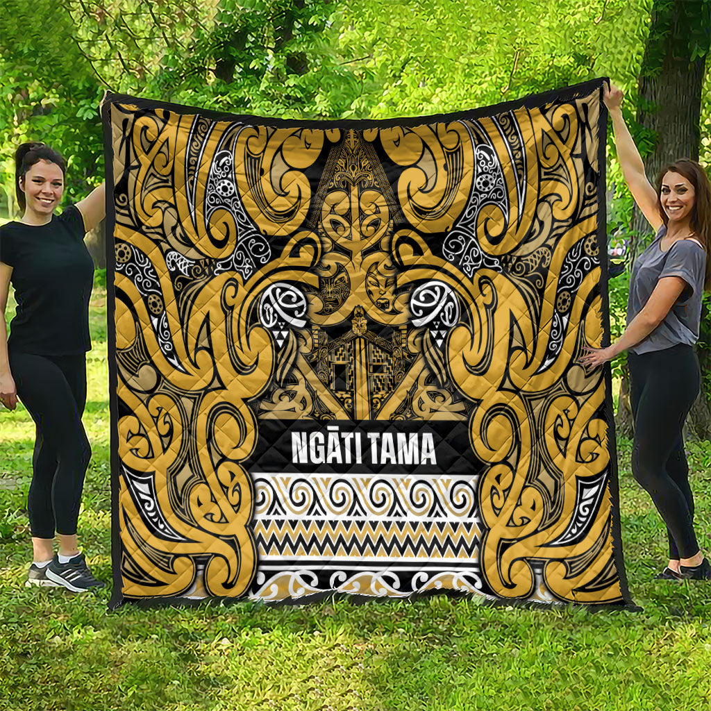 Aotearoa Iwi Ngāti Tama ki Te Waipounamu Trust Quilt Maori Wharenui House Tribal Pattern