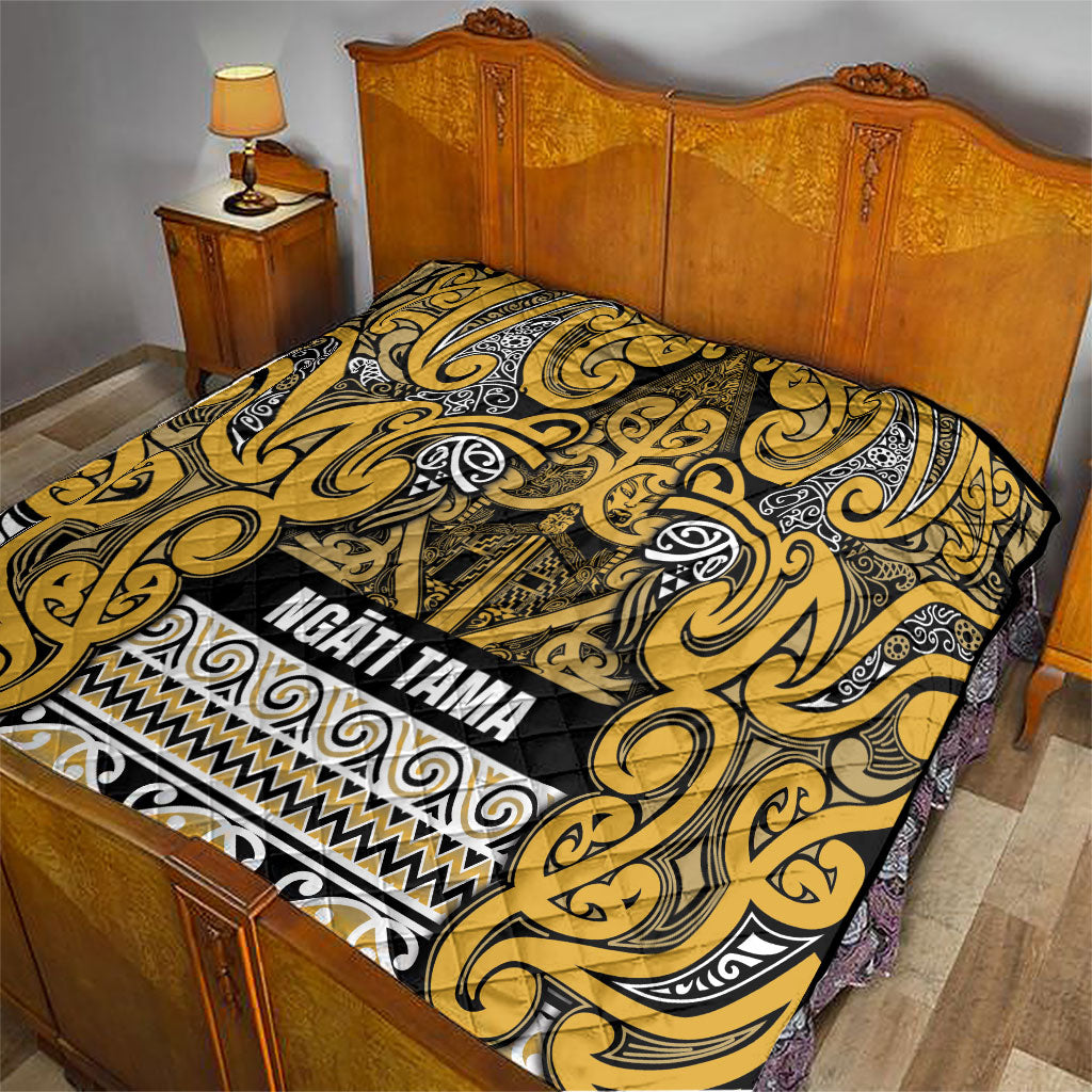 Aotearoa Iwi Ngāti Tama ki Te Waipounamu Trust Quilt Maori Wharenui House Tribal Pattern