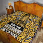 Aotearoa Iwi Ngāti Tama ki Te Waipounamu Trust Quilt Maori Wharenui House Tribal Pattern