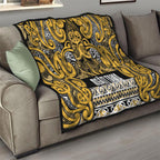 Aotearoa Iwi Ngāti Tama ki Te Waipounamu Trust Quilt Maori Wharenui House Tribal Pattern