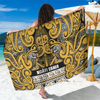 Aotearoa Iwi Ngāti Tama ki Te Waipounamu Trust Sarong Maori Wharenui House Tribal Pattern
