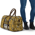 Aotearoa Iwi Ngāti Tama ki Te Waipounamu Trust Travel Bag Maori Wharenui House Tribal Pattern