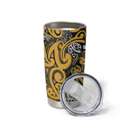 Aotearoa Iwi Ngāti Tama ki Te Waipounamu Trust Tumbler Cup Maori Wharenui House Tribal Pattern