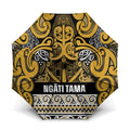Aotearoa Iwi Ngāti Tama ki Te Waipounamu Trust Umbrella Maori Wharenui House Tribal Pattern