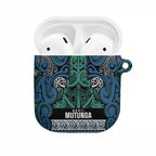 Aotearoa Iwi Ngati Mutunga AirPods Case Maori Wharenui House Tribal Pattern