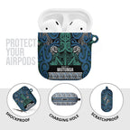 Aotearoa Iwi Ngati Mutunga AirPods Case Maori Wharenui House Tribal Pattern