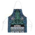 Aotearoa Iwi Ngati Mutunga Apron Maori Wharenui House Tribal Pattern
