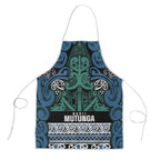 Aotearoa Iwi Ngati Mutunga Apron Maori Wharenui House Tribal Pattern