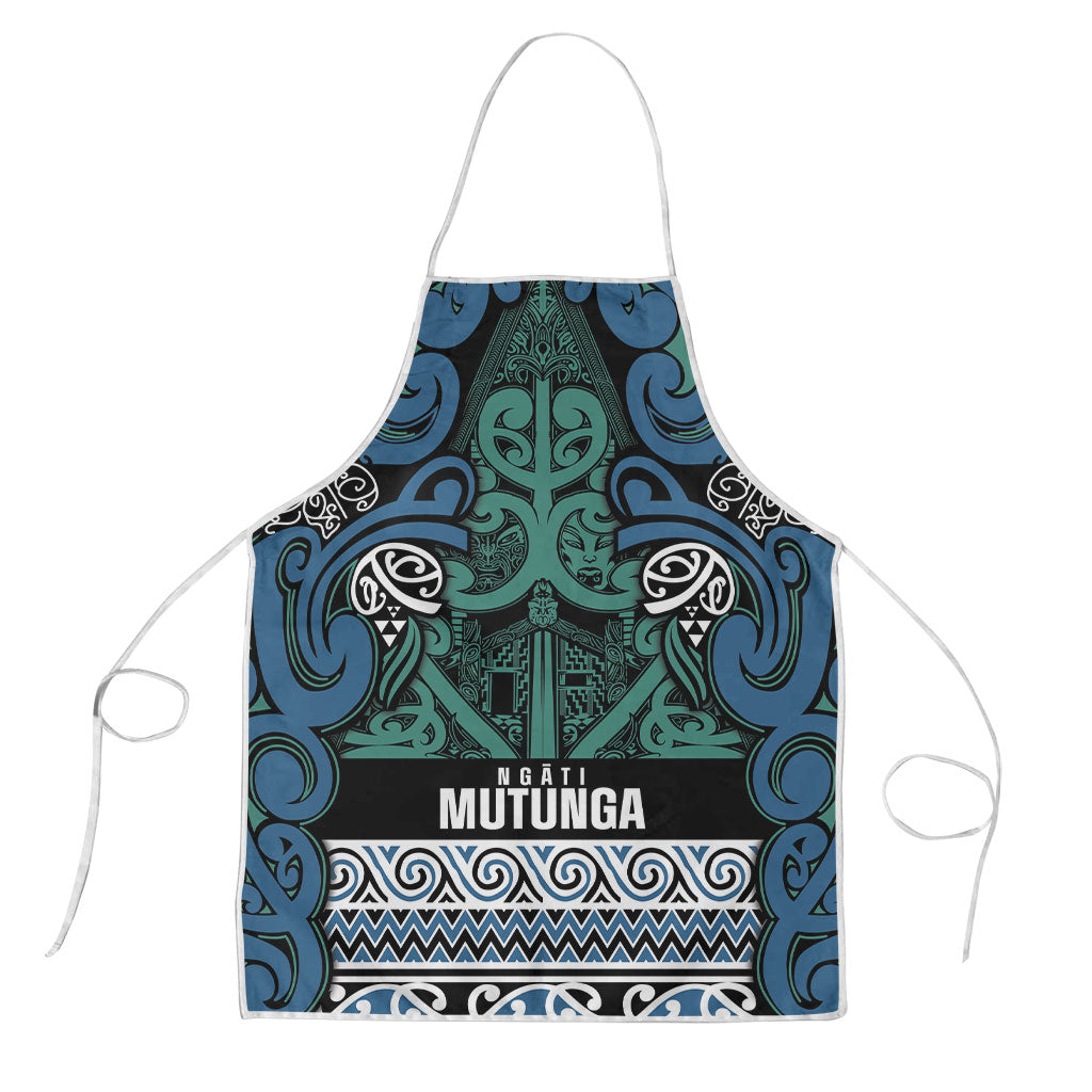Aotearoa Iwi Ngati Mutunga Apron Maori Wharenui House Tribal Pattern