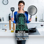 Aotearoa Iwi Ngati Mutunga Apron Maori Wharenui House Tribal Pattern