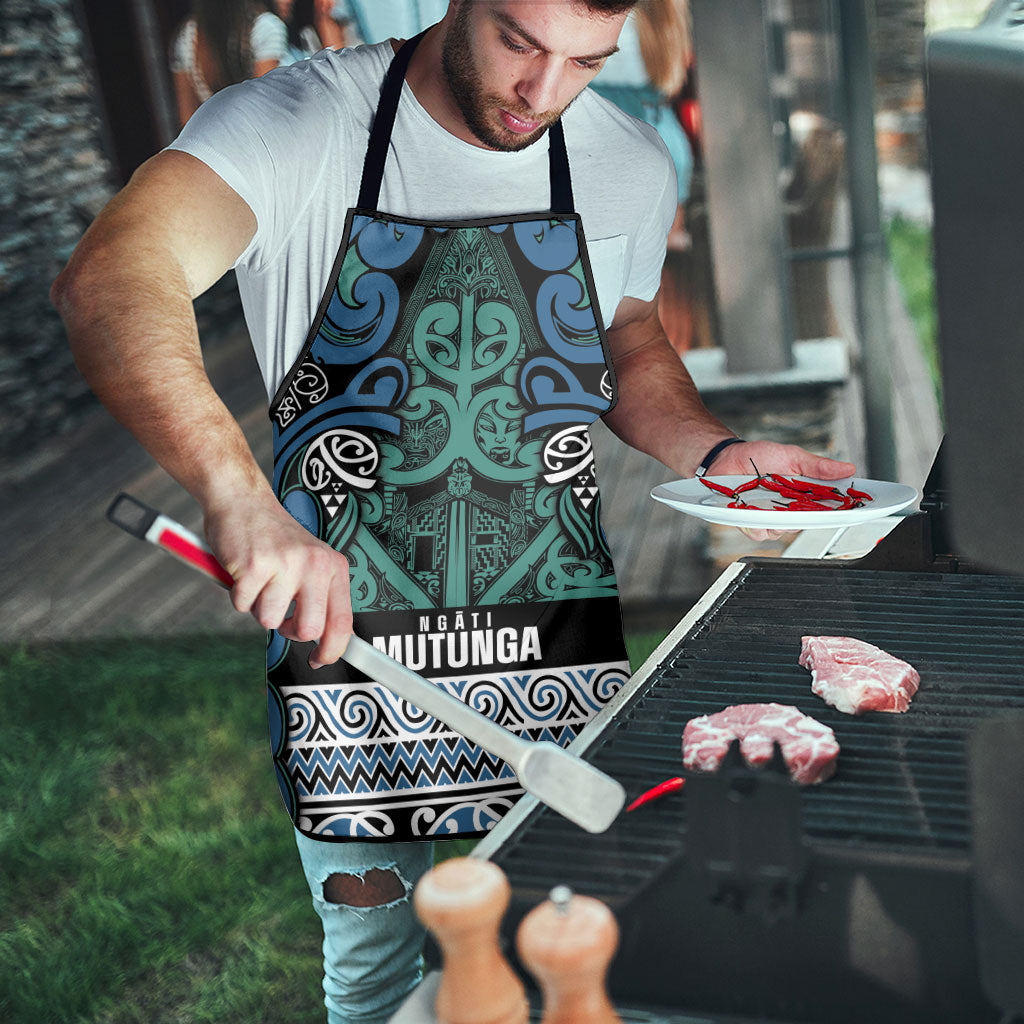 Aotearoa Iwi Ngati Mutunga Apron Maori Wharenui House Tribal Pattern