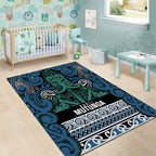 Aotearoa Iwi Ngati Mutunga Area Rug Maori Wharenui House Tribal Pattern