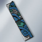 Aotearoa Iwi Ngati Mutunga Auto Sun Shade Maori Wharenui House Tribal Pattern
