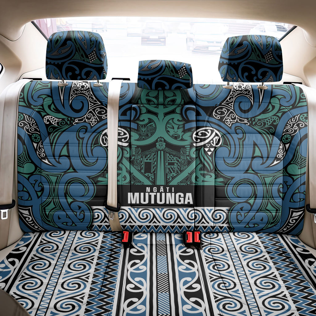 Aotearoa Iwi Ngati Mutunga Back Car Seat Cover Maori Wharenui House Tribal Pattern