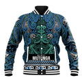 Aotearoa Iwi Ngati Mutunga Baseball Jacket Maori Wharenui House Tribal Pattern