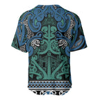 Aotearoa Iwi Ngati Mutunga Baseball Jersey Maori Wharenui House Tribal Pattern