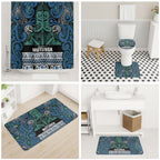 Aotearoa Iwi Ngati Mutunga Bathroom Set Maori Wharenui House Tribal Pattern