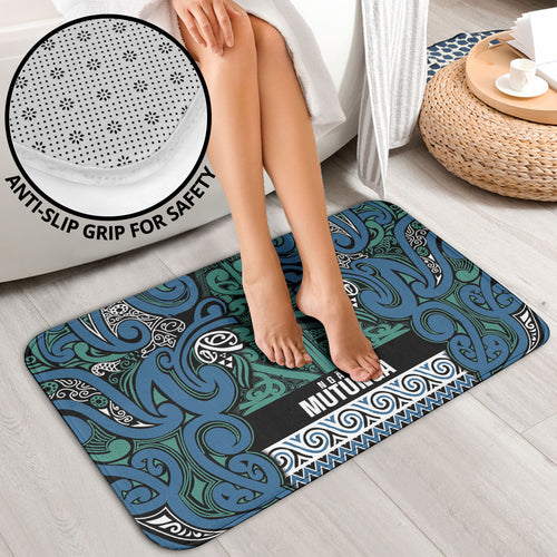 Aotearoa Iwi Ngati Mutunga Bathroom Set Maori Wharenui House Tribal Pattern