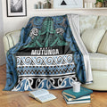 Aotearoa Iwi Ngati Mutunga Blanket Maori Wharenui House Tribal Pattern