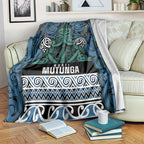 Aotearoa Iwi Ngati Mutunga Blanket Maori Wharenui House Tribal Pattern
