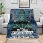 Aotearoa Iwi Ngati Mutunga Blanket Maori Wharenui House Tribal Pattern
