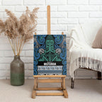 Aotearoa Iwi Ngati Mutunga Canvas Wall Art Maori Wharenui House Tribal Pattern