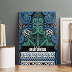 Aotearoa Iwi Ngati Mutunga Canvas Wall Art Maori Wharenui House Tribal Pattern