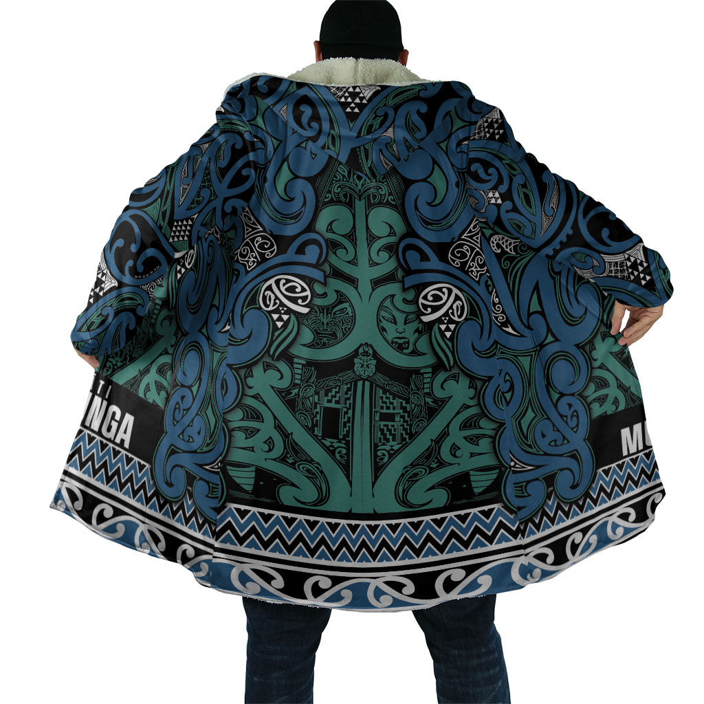 Aotearoa Iwi Ngati Mutunga Cloak Maori Wharenui House Tribal Pattern