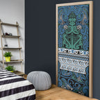 Aotearoa Iwi Ngati Mutunga Door Cover Maori Wharenui House Tribal Pattern