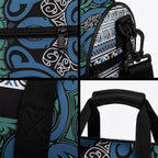Aotearoa Iwi Ngati Mutunga Duffle Bag Maori Wharenui House Tribal Pattern