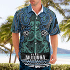 Aotearoa Iwi Ngati Mutunga Hawaiian Shirt Maori Wharenui House Tribal Pattern