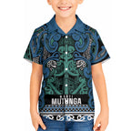Aotearoa Iwi Ngati Mutunga Hawaiian Shirt Maori Wharenui House Tribal Pattern