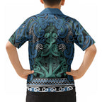 Aotearoa Iwi Ngati Mutunga Hawaiian Shirt Maori Wharenui House Tribal Pattern