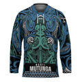 Aotearoa Iwi Ngati Mutunga Hockey Jersey Maori Wharenui House Tribal Pattern
