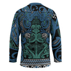 Aotearoa Iwi Ngati Mutunga Hockey Jersey Maori Wharenui House Tribal Pattern