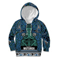 Aotearoa Iwi Ngati Mutunga Kid Hoodie Maori Wharenui House Tribal Pattern