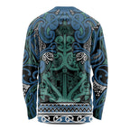 Aotearoa Iwi Ngati Mutunga Long Sleeve Shirt Maori Wharenui House Tribal Pattern