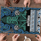 Aotearoa Iwi Ngati Mutunga Puzzle Maori Wharenui House Tribal Pattern