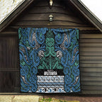 Aotearoa Iwi Ngati Mutunga Quilt Maori Wharenui House Tribal Pattern