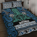 Aotearoa Iwi Ngati Mutunga Quilt Bed Set Maori Wharenui House Tribal Pattern