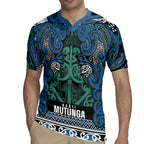 Aotearoa Iwi Ngati Mutunga Rugby Jersey Maori Wharenui House Tribal Pattern