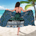Aotearoa Iwi Ngati Mutunga Sarong Maori Wharenui House Tribal Pattern