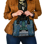 Aotearoa Iwi Ngati Mutunga Shoulder Handbag Maori Wharenui House Tribal Pattern