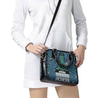 Aotearoa Iwi Ngati Mutunga Shoulder Handbag Maori Wharenui House Tribal Pattern